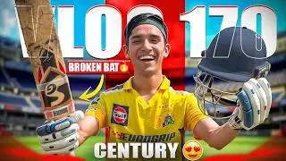 Fastest CENTURY with a Broken Bat😍| Heated Fight🔥| Cricket Cardio Vlogs