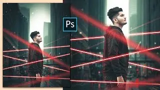Realistic Neon Lights Cinematic Photo Manipulation in Photoshop cc Like Hollywood Movie