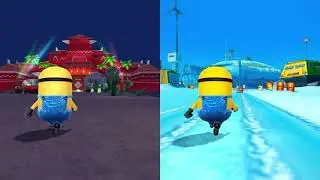 Minion Rush Eduardo s House vs The Arctic Base