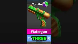 UNBOXING WATERGUN IN MM2! #roblox #robloxmm2 #mm2 #murdermystery2gameplay #robloxmm2gameplay