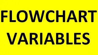 Using variabes in flow chart or Flowgorithm | Declare variable in Flowchart | Tecq Mate Tutorial