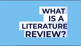 What is a Literature Review