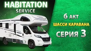 Проверка тормоза наката и опорного колеса в караване. Habitation service