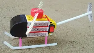 Awesome Idea! How To Make Matchbox Helicopter At Home Easily - DIY