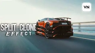 Split clone car effect in Vn Video Editor