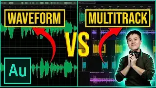 Adobe Audition Lesson 1: What is the difference between the Waveform Editor and Multitrack Editor?