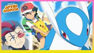 Ash Battles a Pokémon Hunter | Pokémon: To Be a Pokémon Master: Ultimate Journeys | Netflix