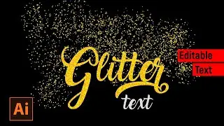 gold glitter effect 02