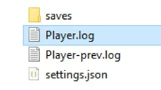 How to access your saves and error log on Windows.