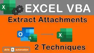 Excel VBA | Two Ways to Download Attachments from Outlook Emails | Direct and Offline Version