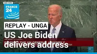UN General Assembly: US President Joe Biden delivers speech • FRANCE 24 English