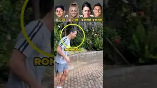 Ronaldo VS Ronaldo Jr VS Lehmann VS Georgina - Sprint Challenge 🤯
