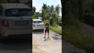 Get hit by a car without getting hit by a car. 