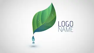 Adobe Illustrator CC | Logo Design Tutorial (Leaf & Water Drop)