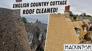 Roof Clean Restoration For This Old English Country Cottage