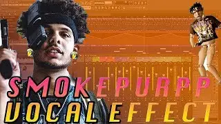 HOW TO SOUND LIKE SMOKEPURPP VOCAL EFFECT TUTORIAL! FL STUDIO