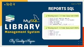 Reports SQL for Library Management System (Part 7) #88