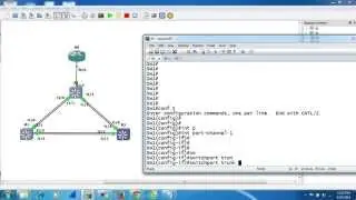 Configuration du EtherChannel dans GNS 3