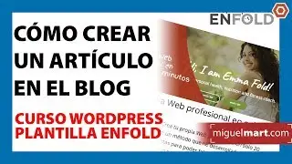 Curso ENFOLD Wordpress ENTRADAS DEL BLOG Español 2018