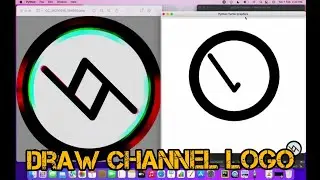 Libertunez Studio 🥳 channel logo drawn using python turtle graphics 💥🥰