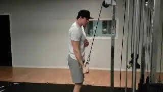 1 Arm Cable Tricep Extension - DC FIT