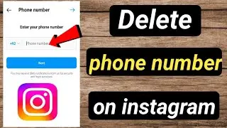 How to remove mobile number from instagram account 2023/