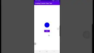 Android Custom View with Loading Animation (demo)