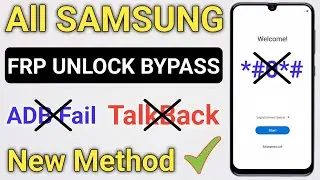 Samsung Frp Bypass 2024 Android 13/14 Adb Enable Fail || No *#0*# - No Need Unlock Tool ||