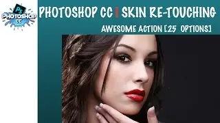 Photoshop CC Tutorial | Skin Retouching Actions | Photography Results