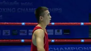 Hasanboy Dusmatov (UZB) vs. Tomoya Tsuboi (JPN) Asian Championships 2015 QF's (49kg)