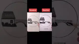 Teacher vs Student drawing challenge 