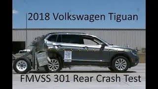 2018-2024 Volkswagen Tiguan (LWB) FMVSS 301 Rear Crash Test (50 Mph)