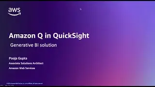 Amazon Q in QuickSight: Hands-On Demo for Generative BI and Real-Time Insights | Amazon Web Services