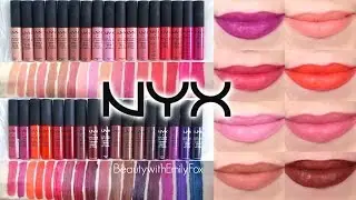 NYX Soft Matte Lip Cream + Lip Swatches || ALL SHADES