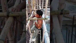 Bamboo frame building process