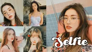 Selfie Preset - VSCO X Fullpack | Light Preset | Moody Orange Preset | Peach Preset