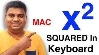 How To Type Square In Keyboard - [ MAC ]