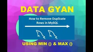 SQL - REMOVE DUPLICATE FROM ANY TABLE | MySQL | MOST IMPORTANT INTERVIEW QUESTION | DATA GYAN