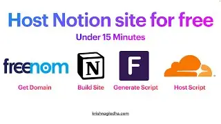 Host Notion site using Fruitionsite for free under 15 minutes