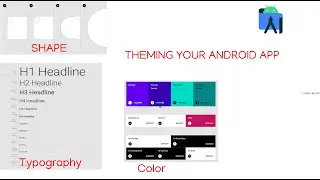 Theming Typography(1/3) Android Studio. Good Practice