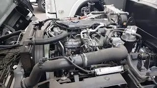 Прорыв картерных газов в новом двигателе ISUZU 4HK1. Грузовик ISUZU NPR75.