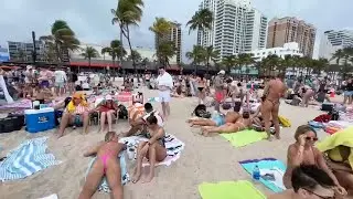 SPRING BREAK Saturday March 16 2024: LIVE! From Fort Lauderdale Beach