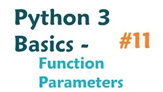 Python 3 Programming Tutorial - Function Parameters