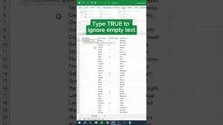 How to use TEXTJOIN in 28 seconds! 