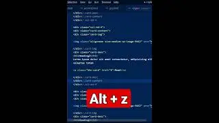 How to enable Word Wrap in VS Code 