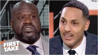 [FULL] Shaq and Ryan Hollins debate: Will LeBron James be on the Lakers Mt. Rushmore? | First Take