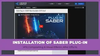 How to Install Light Saber Plug-in in After Effects- Complete VFX Compositing Course [33/143]