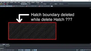 CAD Hatch boundary delete problem solved !! 