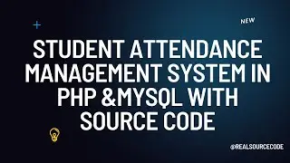 Student Attendance Management System in PHP& MySQL with Source Code