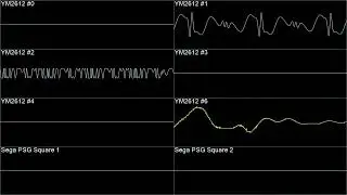 Sonic 3 and Knuckles - Doomsday Zone - In Oscilloscope View!